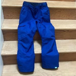 ROXY SKI PANTS GIRLS SIZE M ELECTRIC BLUE